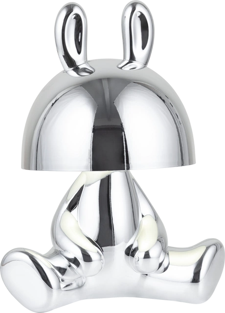 Hare Hatt LED oppladbar bordlampe 24cm krom