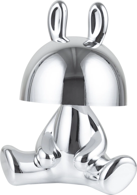Hare Hatt LED oppladbar bordlampe 24cm krom