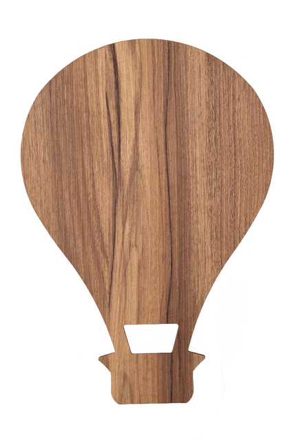Ballong LED vegglampe 29cm natur