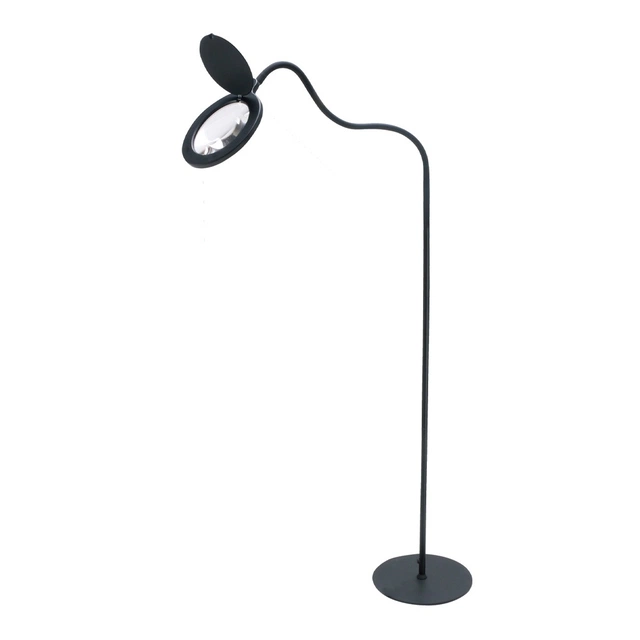 Magni gulvlampe lupelampe 130cm sort