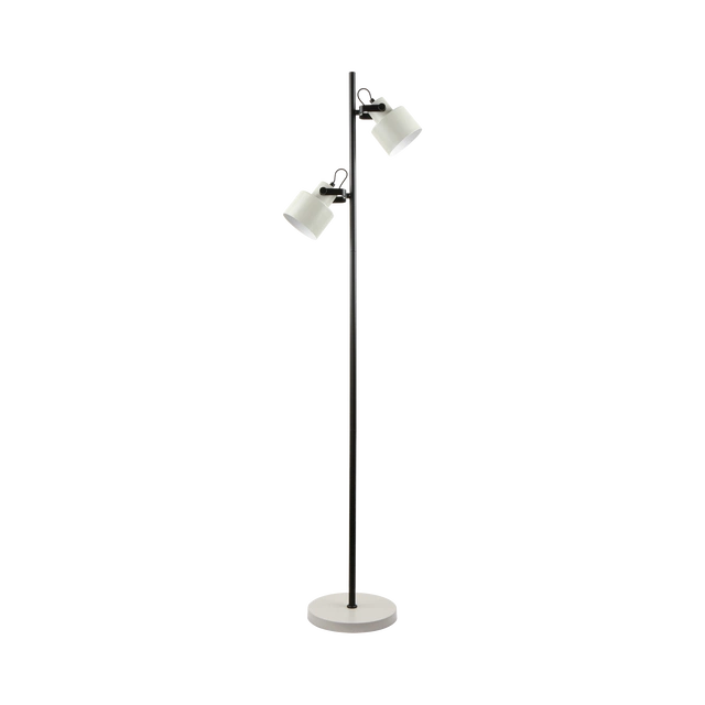 Miami gulvlampe 2lys 155cm beige