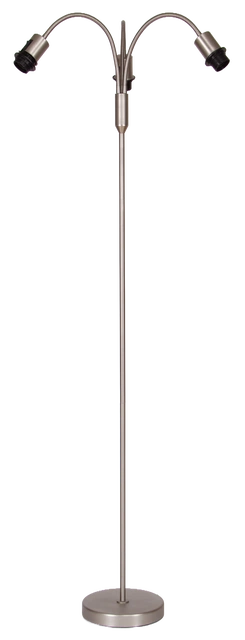 Felicia Trio gulvlampe uten skjermer 3lys 150cm stål