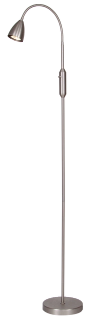 Lina leselampe gulv 1lys 150cm stål