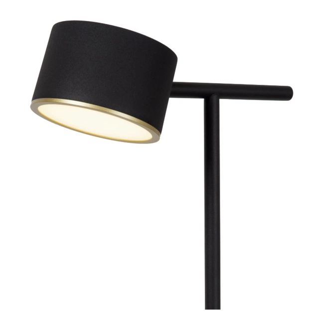 Gian LED leselampe gulv 130cm sort