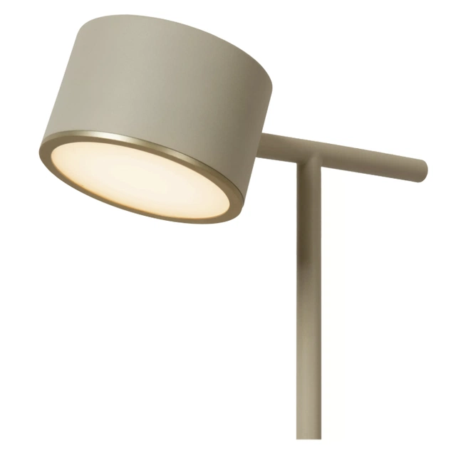 Gian LED leselampe gulv 130cm beige