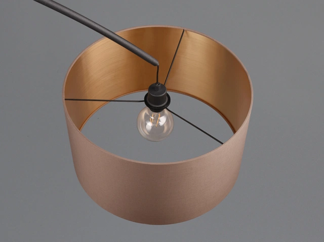 Mansur gulvlampe 210cm sort