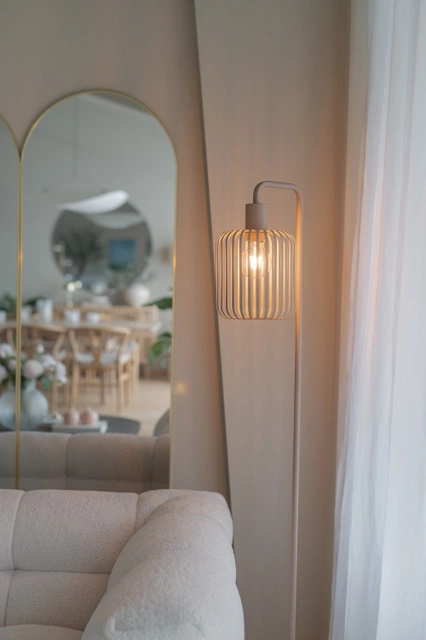 Maritza gulvlampe 153cm beige