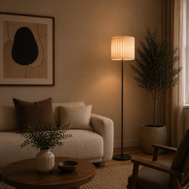 Fleur gulvlampe 160cm sort