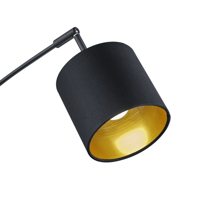 Tommy gulvlampe 5lys 200cm sort