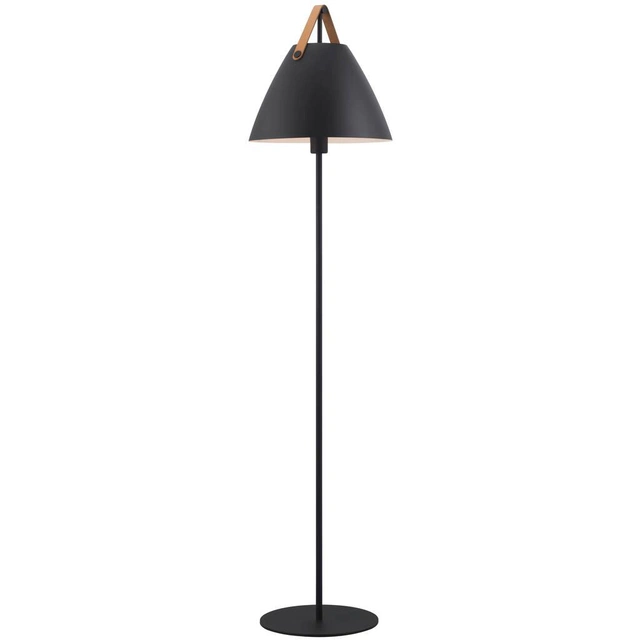 Strap gulvlampe 153cm sort