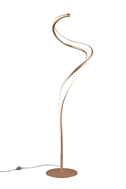Nala LED gulvlampe 160cm messing