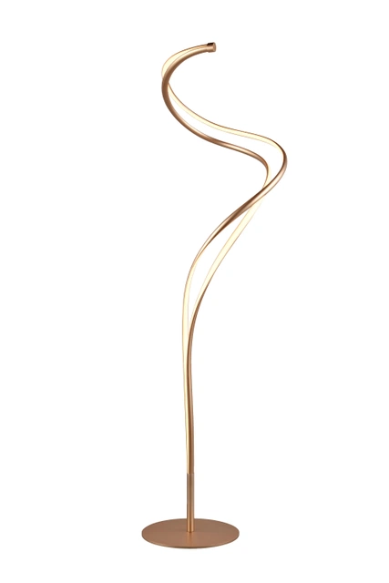 Nala LED gulvlampe 160cm messing