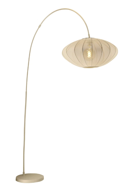 Corina Arc gulvlampe 192cm beige