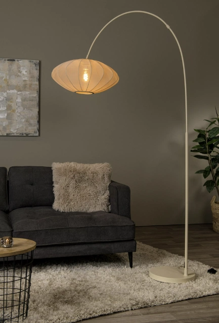 Corina Arc gulvlampe 192cm beige