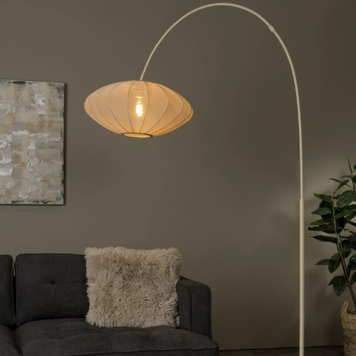 Corina Arc gulvlampe 192cm beige