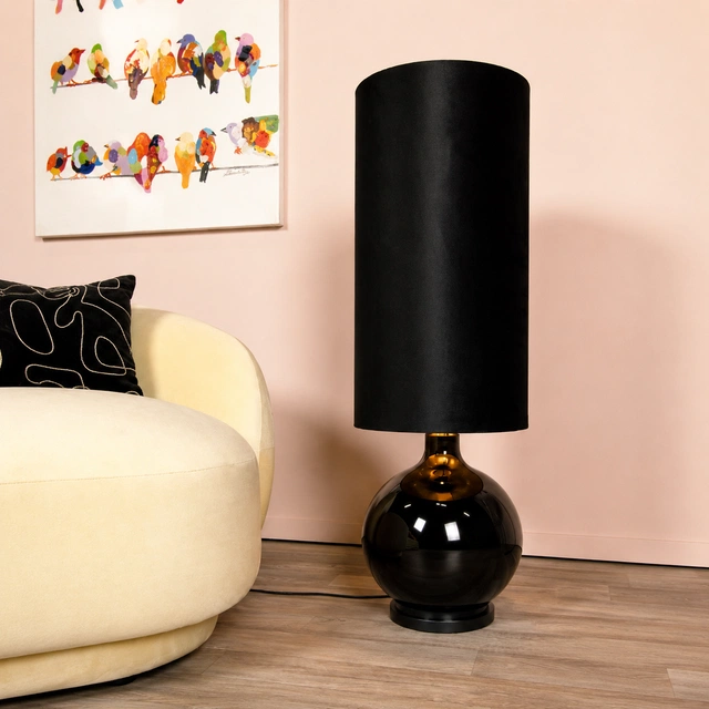 Esterad gulvlampe 100cm sort