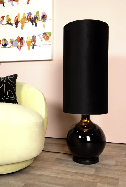 Esterad gulvlampe 100cm sort
