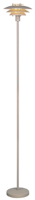 Joakim LED oppladbar gulvlampe 135cm beige