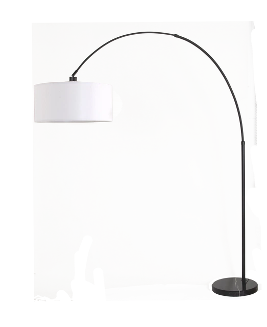 Rauma gulvlampe med skjerm 227cm sort