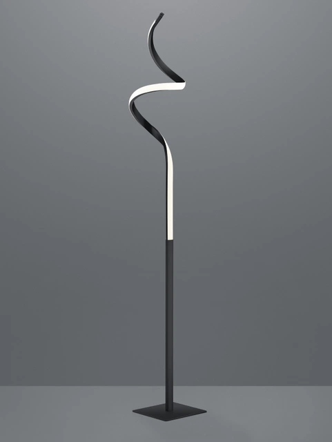 Course LED gulvlampe 145cm sort