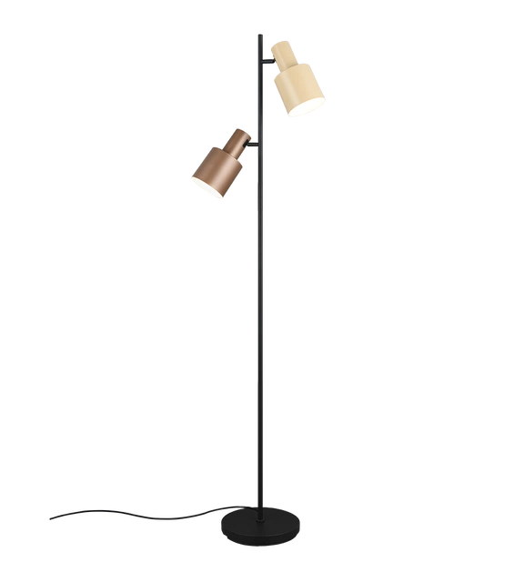 Agudo leselampe gulv 2lys 161,5cm brun