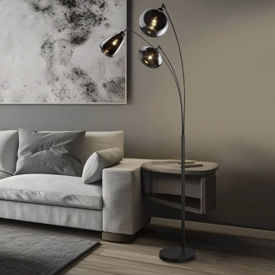 Lumina gulvlampe 3lys 200cm smoke