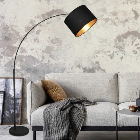 Bolivia gulvlampe 170cm sort