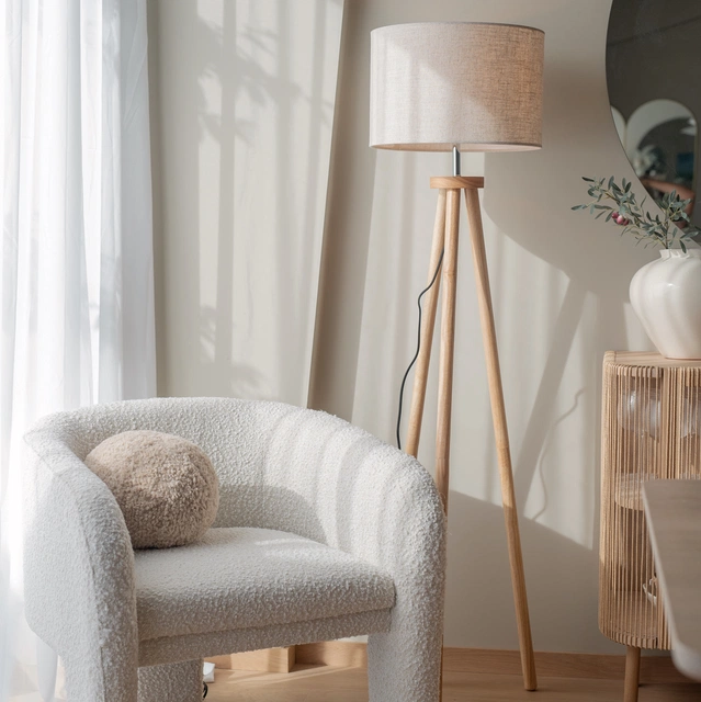 Woodstock gulvlampe 150cm natur