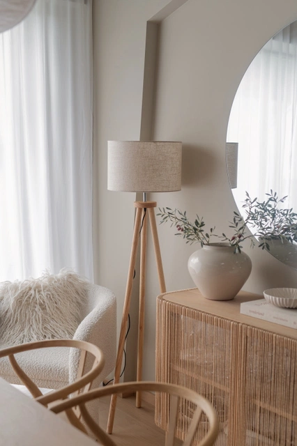 Woodstock gulvlampe 150cm natur