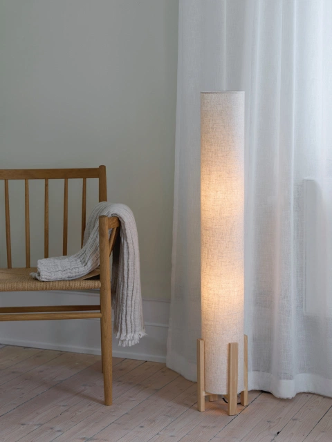 Rotunda gulvlampe 110cm natur
