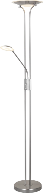 Bristol LED uplight 2lys 180cm stål