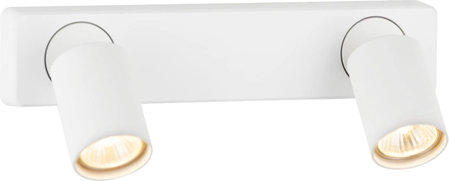 Scott leselampe vegg 2lys 32cm hvit
