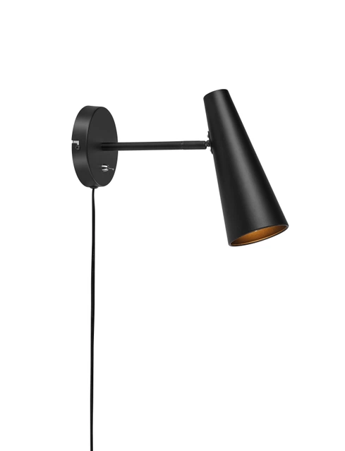 Peak leselampe vegg 29cm sort