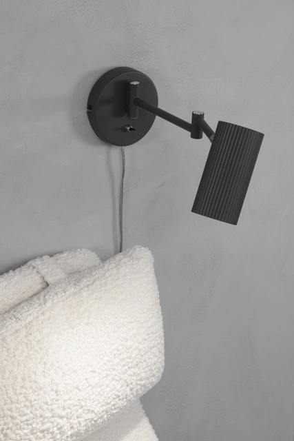Costilla leselampe vegg 12cm grå