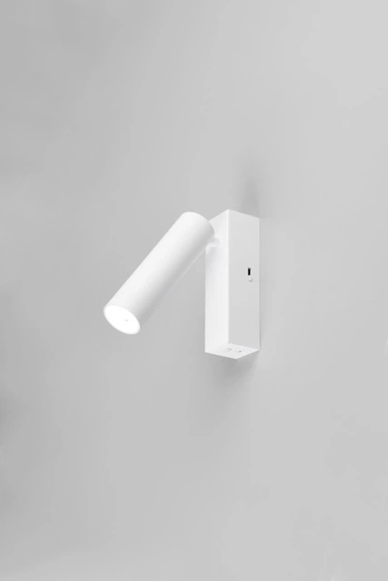 Ambala LED leselampe vegg 1lys 17cm hvit