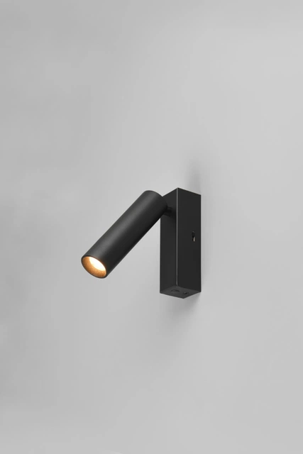 Ambala LED leselampe vegg 1lys 17cm sort