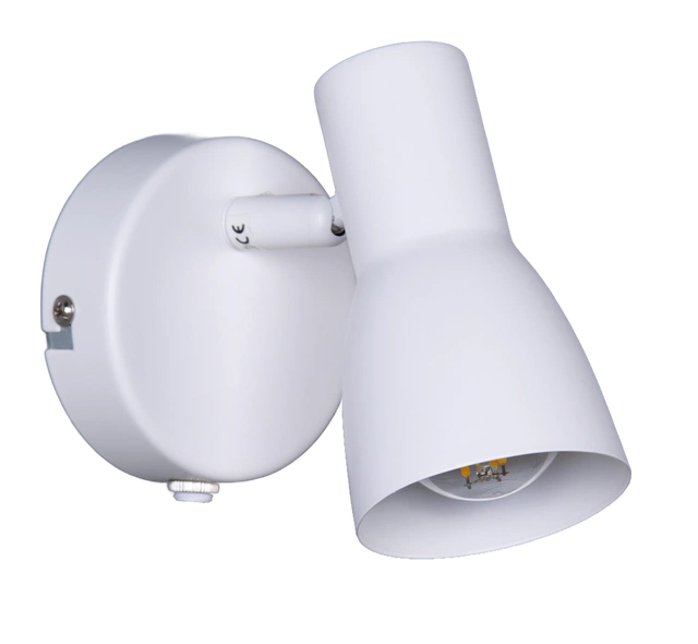 Mikes leselampe vegg 11,5cm hvit