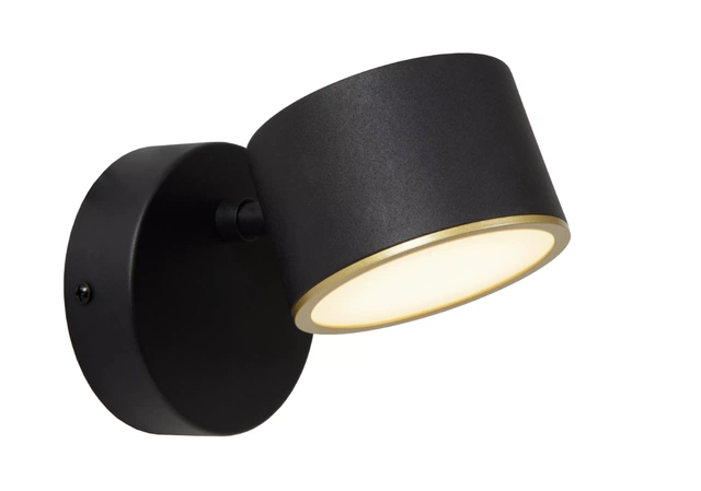 Gian leselampe vegg 13cm sort