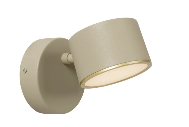 Gian leselampe vegg 13cm beige