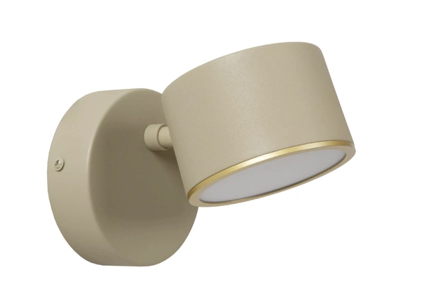 Gian leselampe vegg 13cm beige