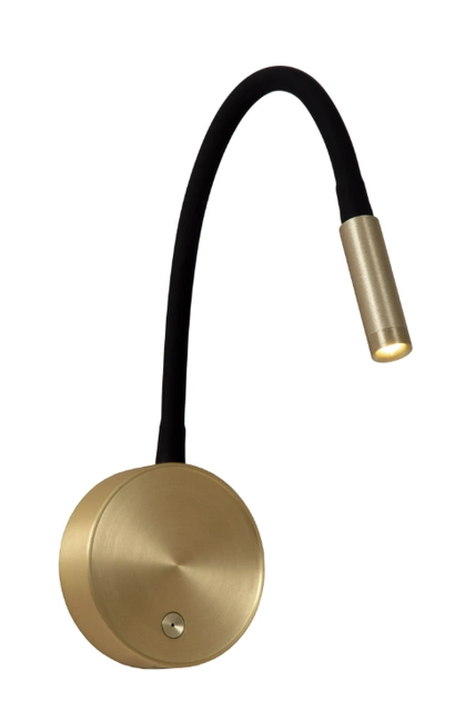 Asja LED oppladbar leselampe vegg 42cm messing