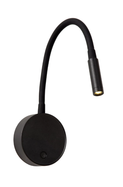 Asja LED oppladbar leselampe vegg 42cm sort