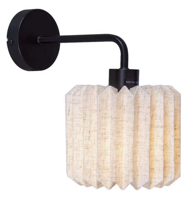 Fleur vegglampe 28,5cm sort