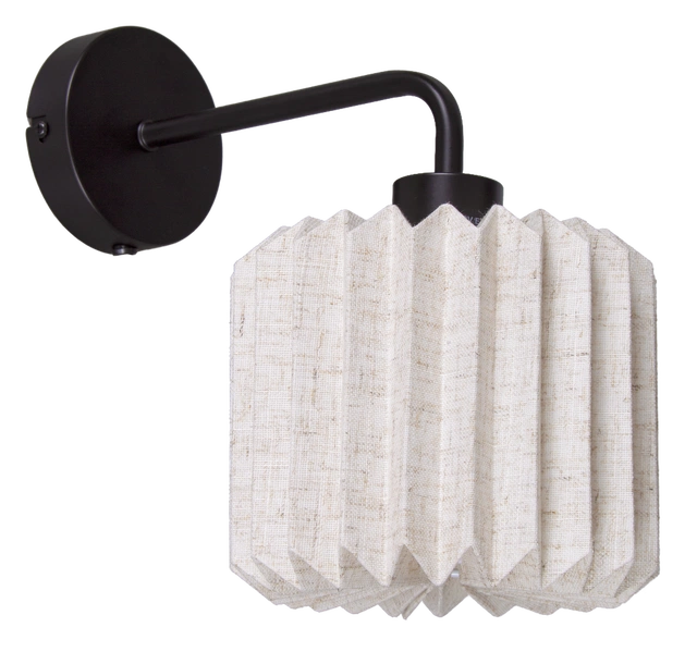 Fleur vegglampe 28,5cm sort