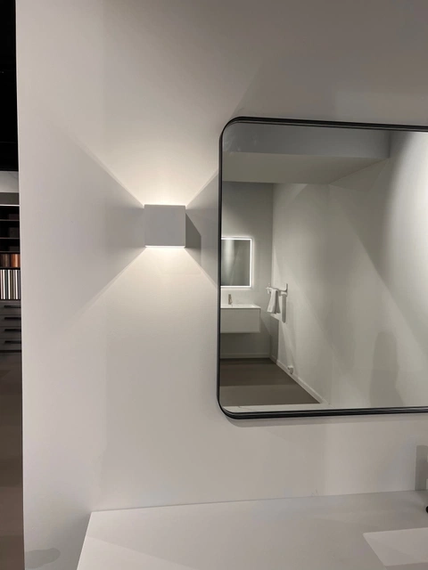 Louis LED vegglampe 10cm hvit