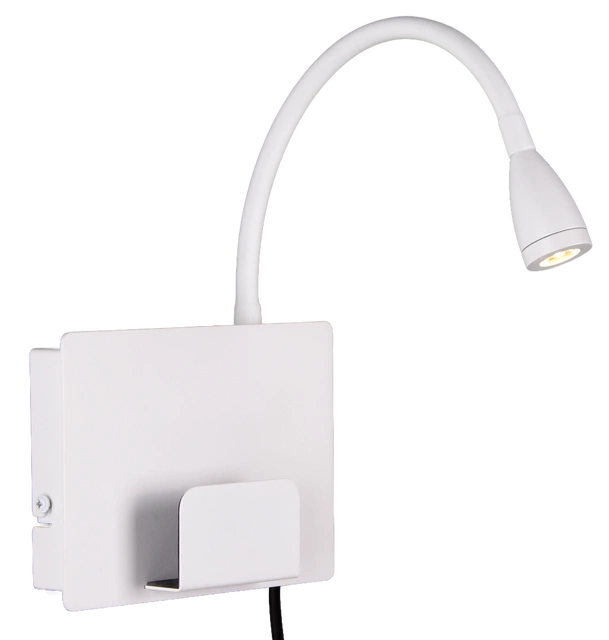 Farris LED leselampe vegg 35cm hvit