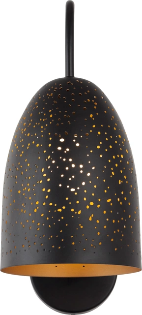 Clint New vegglampe 12cm sort