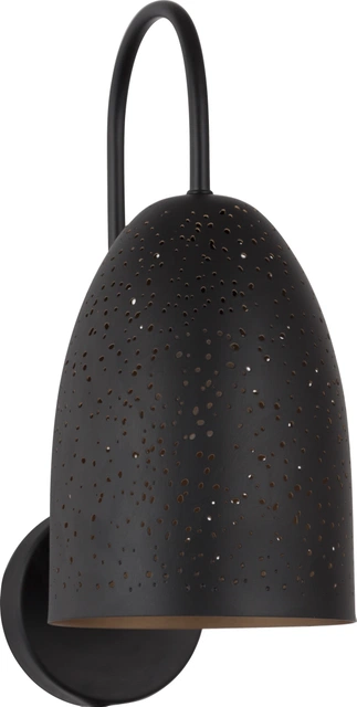 Clint New vegglampe 12cm sort