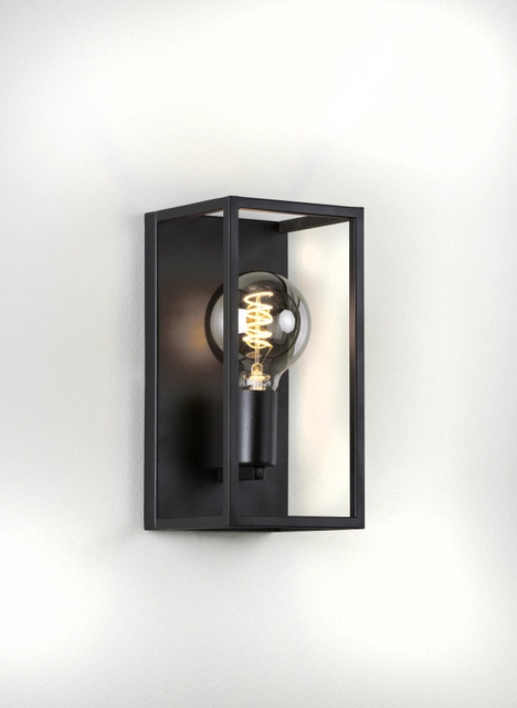 Dino vegglampe 28cm sort