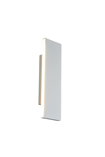 Concha vegglampe 28cm hvit